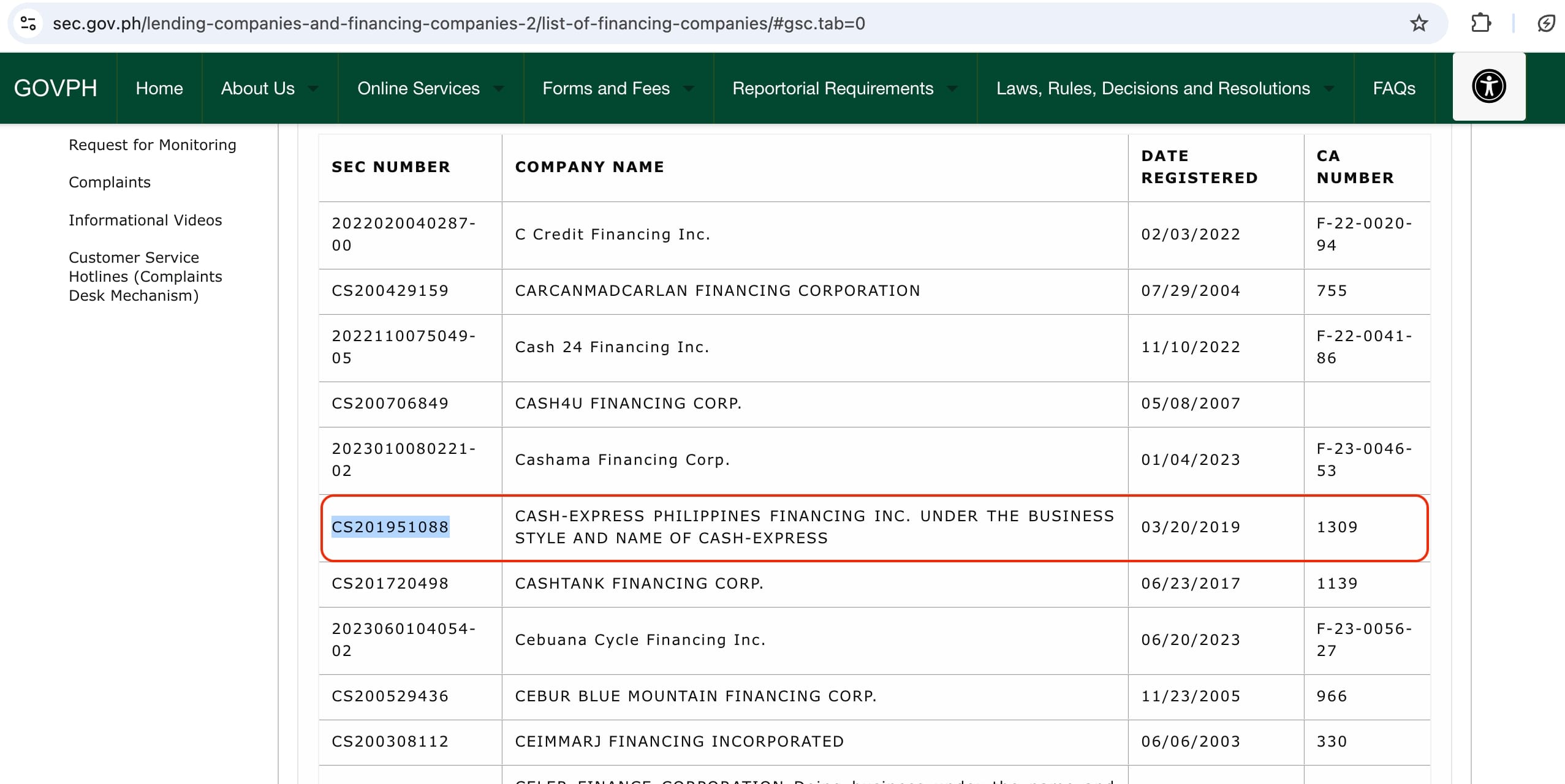 Cash Express PH is a SEC registered online loan provider in the Philippines in 2025