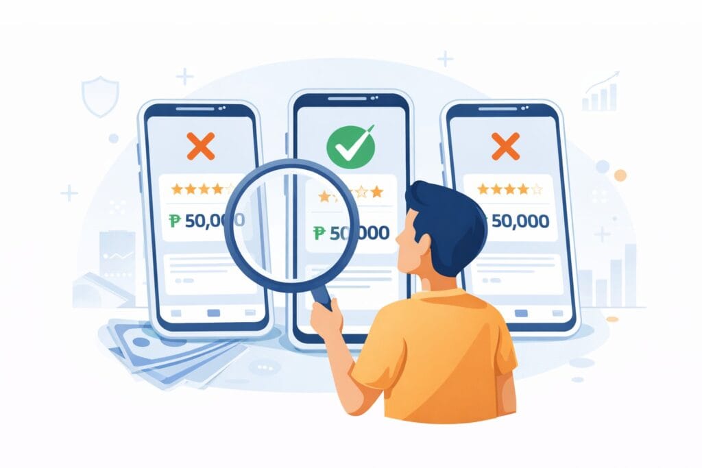 Comparing online emergency loan apps in the Philippines before borrowing